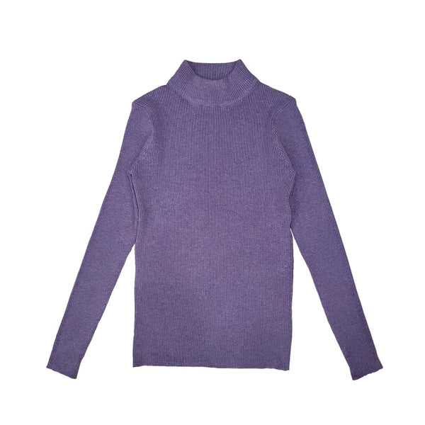 Pull à col roulé - BeryBeth 200000373 BeryBeth Violet Taille 2 