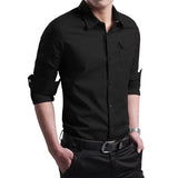 Shirts for men New Thin Breathable Military Men Shirts Long Sleeve Slim Men's Shirts Summer 2019 Business Men Brand Clothing 348 BeryBeth 