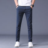 Pantalon classique en coton extensible - BeryBeth 201240202 BeryBeth Bleu 28 