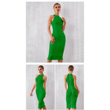 Robe de soirée moulante - BeryBeth 0 BeryBeth Vert Taille 1 